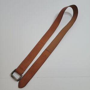Banana Republic Leather Double D-Ring Belt, Cognac Size M